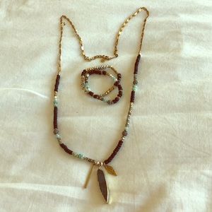 Stella and Dot necklace and bracelets